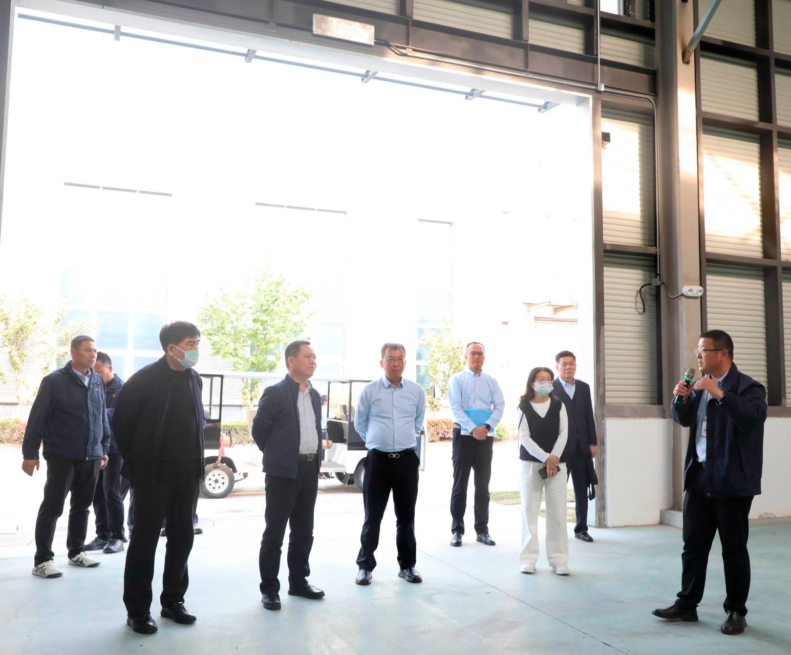 珠海港股份总裁、、、、朗创威股份董事长冯鑫率队调研公司自动化改造项目